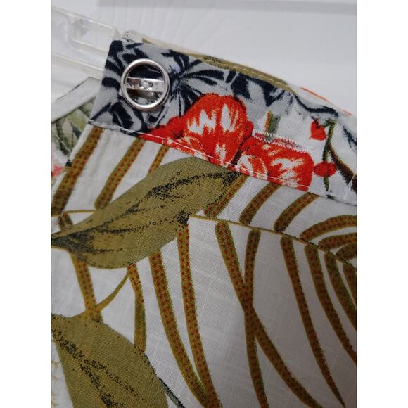 Womens Umgee Floral Ruffle Top sz L - Picture 3 of 5